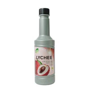 Nature Taste Lychee Puree น้ำผลไม้เข้มข้นฟรุตเบสพรีเพอเรชั่น เพียวเร่ รสลิ้นจี่ ตราเนเจอร์เทส ขนาด 840 ml.