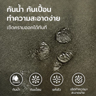 HB ผ้ากันเปื้อน กันเปื้อน ผ้ากันเปื้อนกันน้ำและคราบ สีดำ วัสดุไนลอนคุณภาพสูง ดีไซน์ด้านหลังระบายอากาศได้ดี