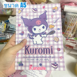 สมุดโน๊ต สมุดบันทึก A5 ลาย sanrio ซานริโอ้ มีเส้นล้วน ลิขสิทธิ์แท้