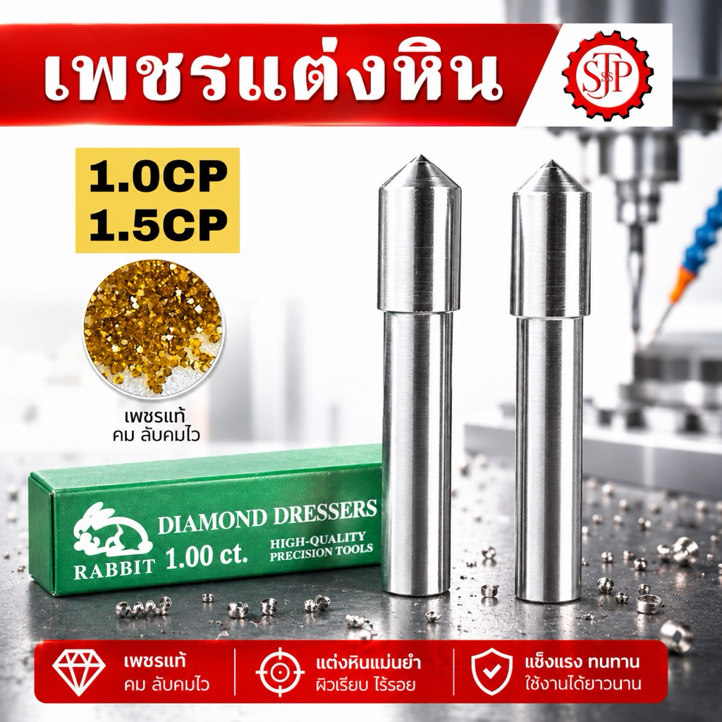 เพชรแต่งหิน - Diamond Dresser 1.00 ct / 1.5ct กะรัต