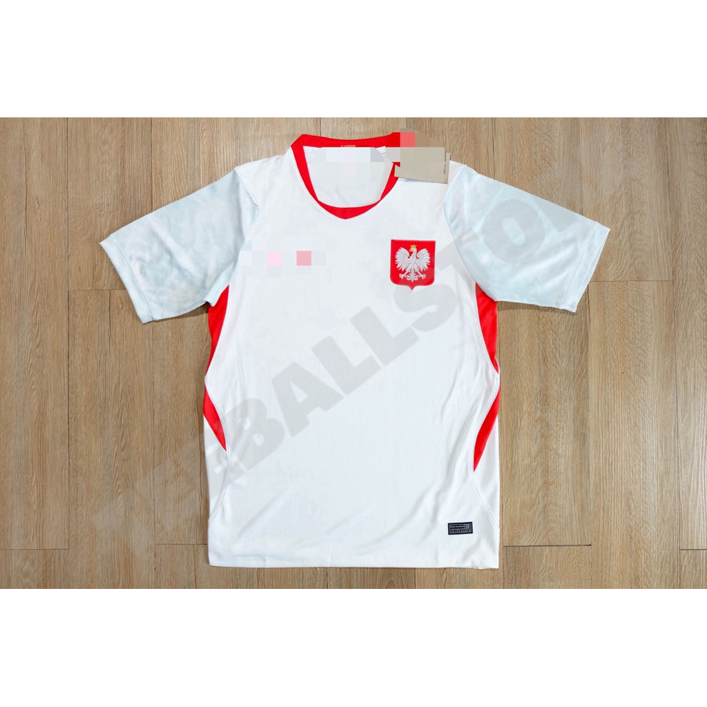 เสื้อกีฬาทีม P-O-L สีขาว เกรดแฟนบอล 2026 SIZE S-2XL