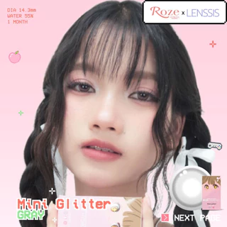 [ของแท้] Rozelens รุ่น Mini Glitter มินิกลิตเตอร์ เลนส์ตาเป็นประกาย ลุคสาวลัคชู ดูแพง