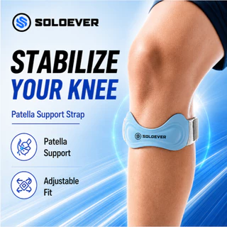 SOLOEVER ขายดี สายรัดเข่า ที่รัดเข่า สนับเข่า พยุงเข่า ผ้ารัดเข่า Knee Support Strap รัดเข่า
