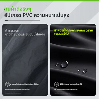 ชุดกันฝน เสื้อกันฝนมอเตอร์ไซค์ เสื้อกันฝนแบบพกพาผู้ใหญ การออกแบบคอสูง กันน้ำและระบายอากาศ เหมาะสำหรับกลางแจ้ง