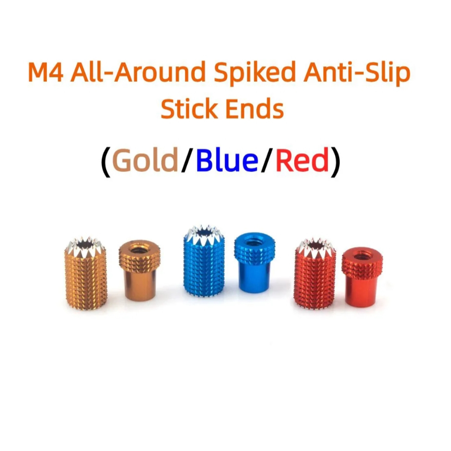 FrSky M4 All-Around Spiked Anti-Slip Stick Ends (Red/Blue/Gold)- -X9DPSE/X7S/X10/X10S/X12S/X20 serie