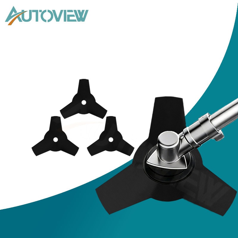 Autoview ใบมีด 3 แฉก 10 นิ้ว เครื่องตัดหญ้า ใบมีดตัดหญ้า อะไหล่เครื่องตัดหญ้า