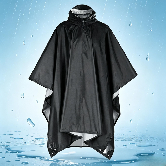 NOTHMEN เสื้อกันฝน เสื้อกันฝนค้างคาว (210x140) เสื้อกันฝนขับมอเตอร์ไซค์ เสื้อกันฝนผู้ใหญ่