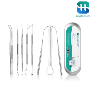 Simple health ชุดขูดหินปูน 3ชิ้น 6ชิ้น อุปกรณ์ขูดหินปูน kit oral tools ที่ทำความสะอาดช่องปาก