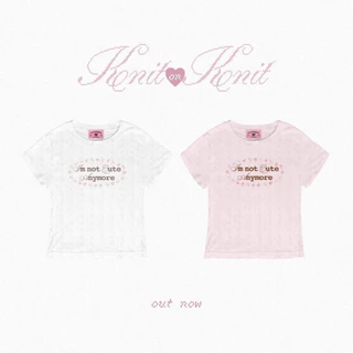 (knit collection! 🧶🤍) — baby tee เบบี้ทีรุ่นใหม่ผ้า soft knit นุ่มใส่สบาย อก 34-36“