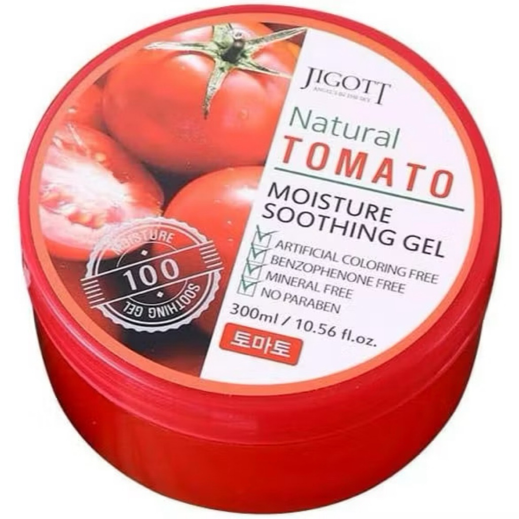 (exp: 09/26) JIGOTT Natural Aloe Vera Moisture Soothing Gel (สูตร มะเขือเทศ)