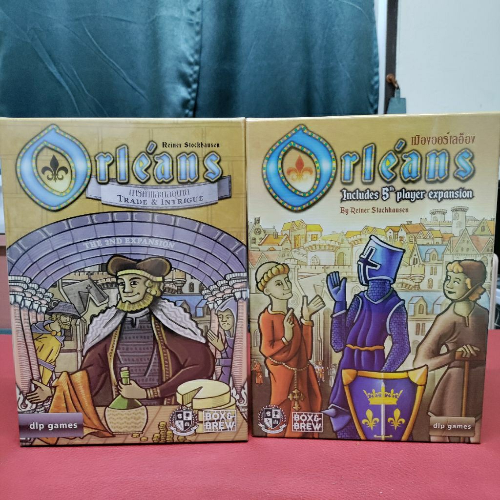 บอร์ดเกม Orleans พร้อมเสริม Trade& Intrigue มือสอง + อัพเกรดต่าง ๆ