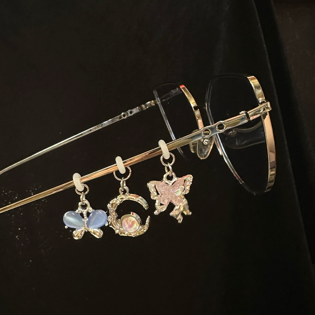 🌷glasses charm ✨พร้อมส่งจากกรุงเทพ ชาร์มแว่น จี้ห้อยตกแต่งขาแว่น