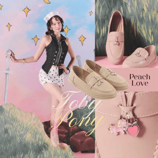Minx รุ่น Toby pony รองเท้าโลฟเฟอร์หนัง พื้นบุฟองน้ำนุ่ม ประดับชาร์มโพนี่