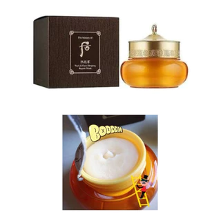 🧡(มาสก์หน้าเเละลำคอ)The Whoo gongjinhyang neck & face sleeping repair mask