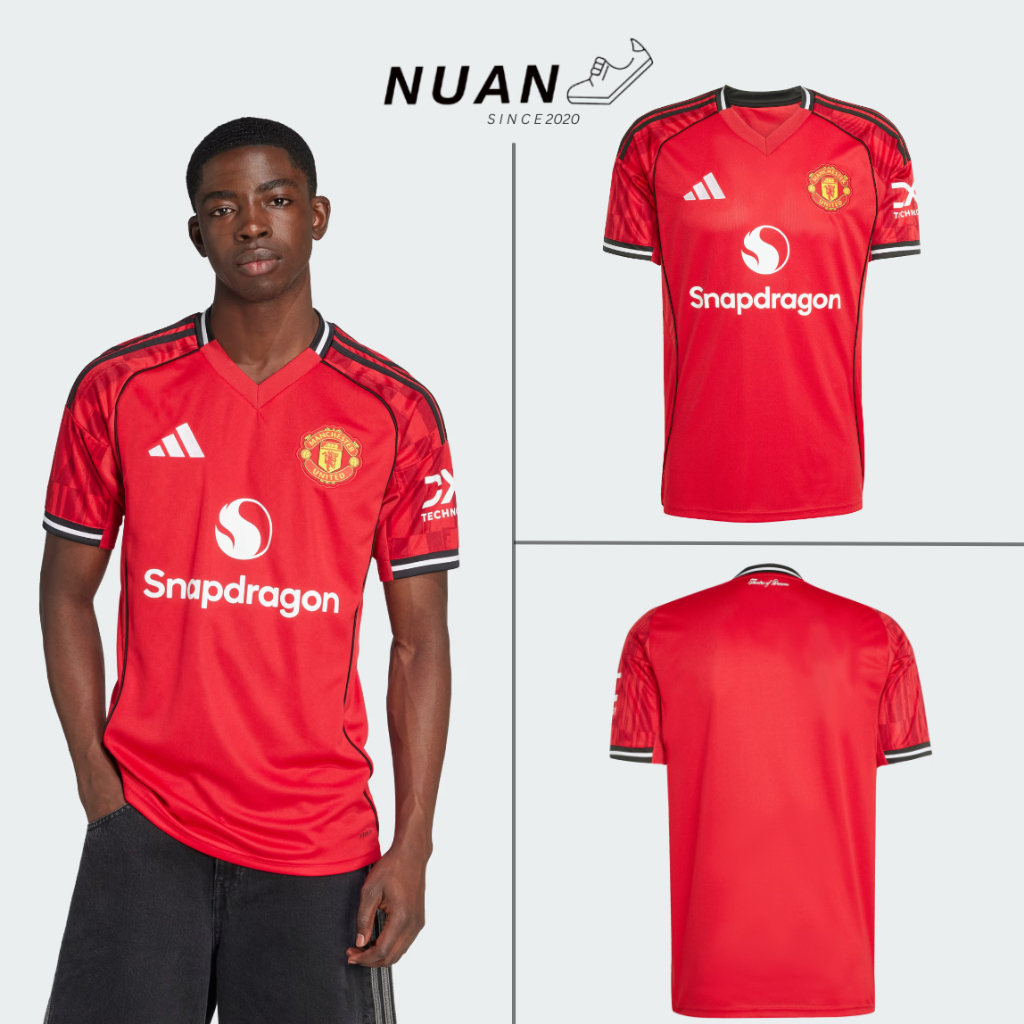 🔥ลดเพิ่ม 20% ทักแชท🔥เสื้อฟุตบอล ชุดเหย้า Adidas Football Manchester United 25/26 “ JI7428 ” ของเเท้ 100% ป้ายไทยจากShop