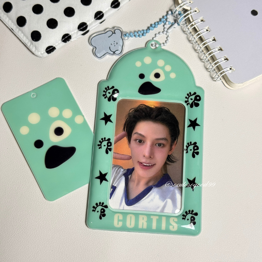 Cortis Monster Photocard Holder เฟรมการ์ดมอนสเตอร์ สายคล้องสุดคิวท์ สำหรับแฟนคลับ