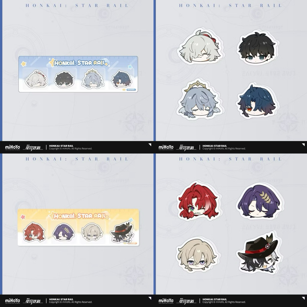 [ พร้อมส่ง / Official ] Honkai Star Rail Boy Dorm - Mini Acrylic Set ฮงไค สตาร์เรล มินิ อะคริลิค Sunday Blade Aventurine