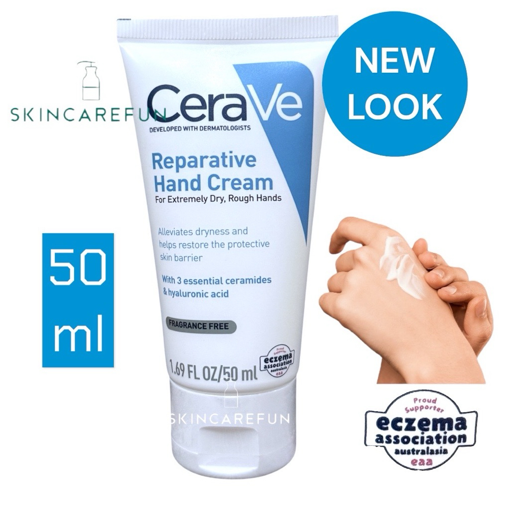 (แท้/พร้อมส่ง) CERAVE Reparative Hand Cream 50 ml. เซราวี รีแพร์เรทีฟ แฮนด์ครีม 50 มล.ทาบำรุงมือ
