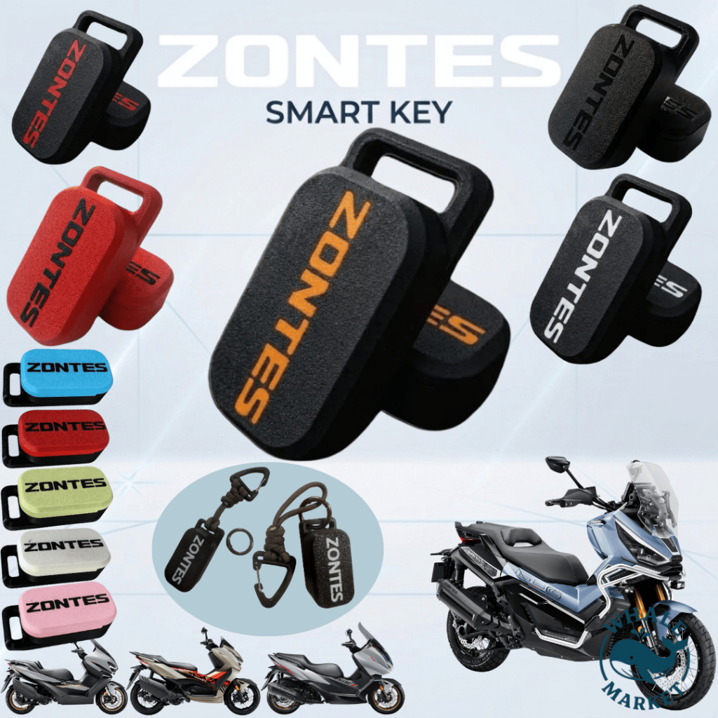 พวงกุญแจ Zontes 150X/368G/K/D 350E/D เคสรีโมท พิมพ์ 3 มิติ งานเนี๊ยบ กันน้ำ (ฟรีสายคล้อง) พร้อมส่ง