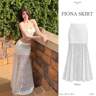 Fiona Skirt 1390.- กระโปรงยาวลูกไม้ทรงสวย ผ้าลูกไม้พรีเมียม ซับหนา2 ชั้น ใส่เข้ารูปตามสรีระ