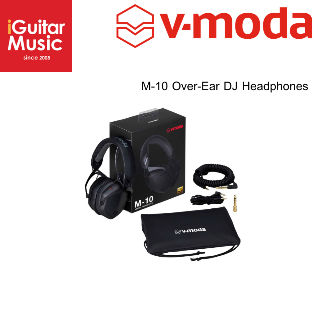 (ของแท้) V-moda M-10 Over-Ear DJ Headphones หูฟังดีเจ
