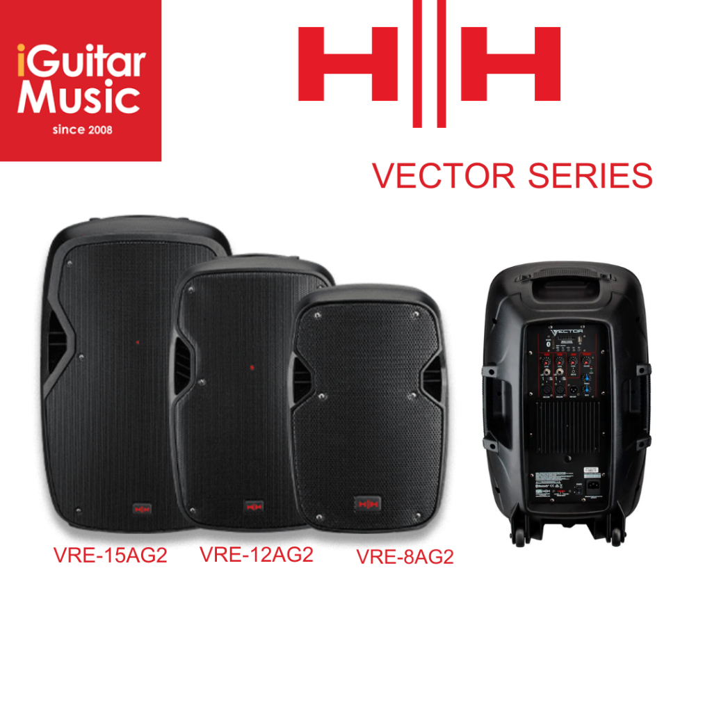 (ของแท้) ตู้ลำโพง  HH Audio VECTOR SERIES Active VRE 8 นิ้ว ,VRE 12 นิ้ว ,VRE15 นิ้ว