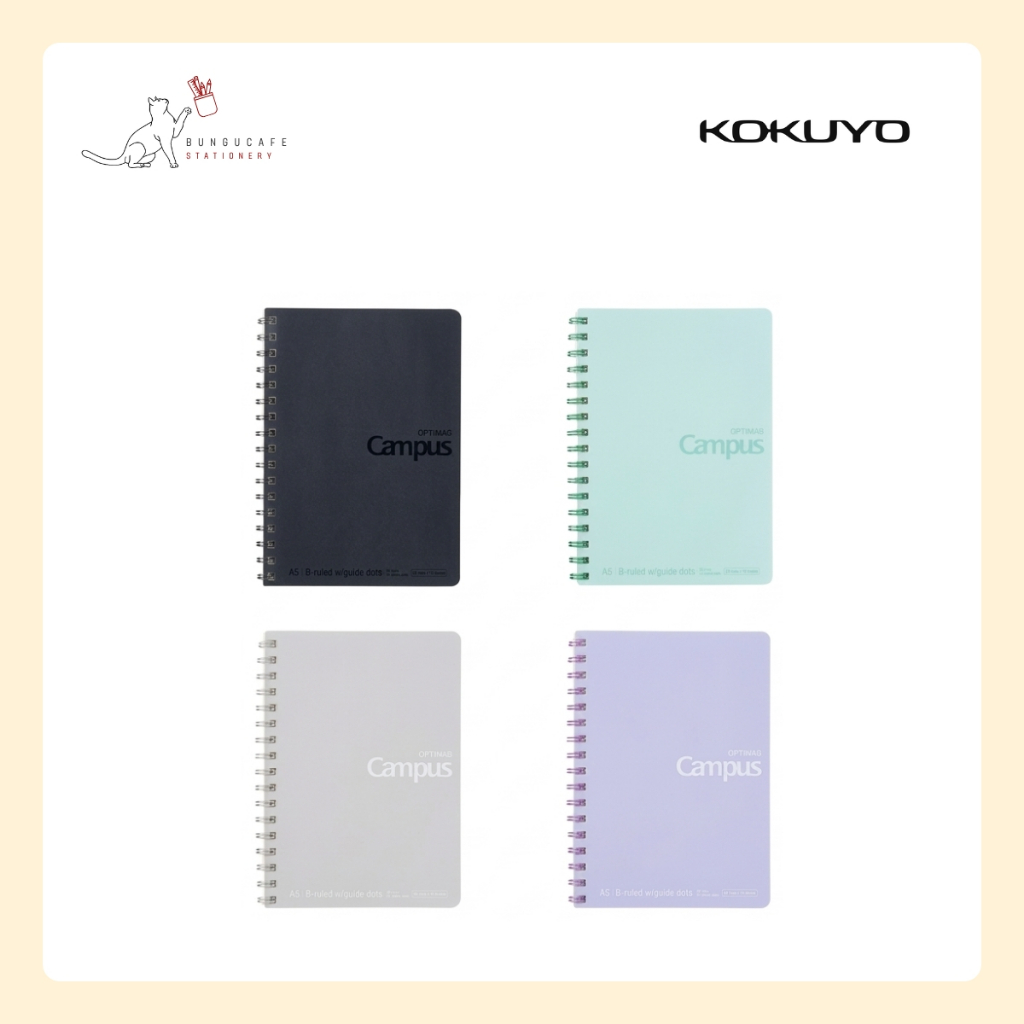 KOKUYO CAMPUS SOFTRING NOTEBOOK A6 50 SHEET