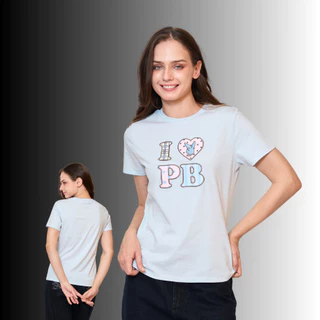 PLAYBOY 06PB เสื้อยืดT เสื้อผ้าผู้หญิง/เสื้อ/เสื้อยืดสีดำ รุ่น P1WT269TB006BK P1WT265TB030 P1WT269TB007WH