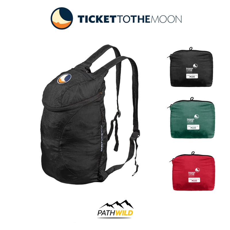 Ticket To The Moon Backpack Plus กระเป๋าสะพายหลัง ขนาด 25 ลิตร พับเก็บได้เมื่อไม่ใช้งาน พกพาสะดวก จา