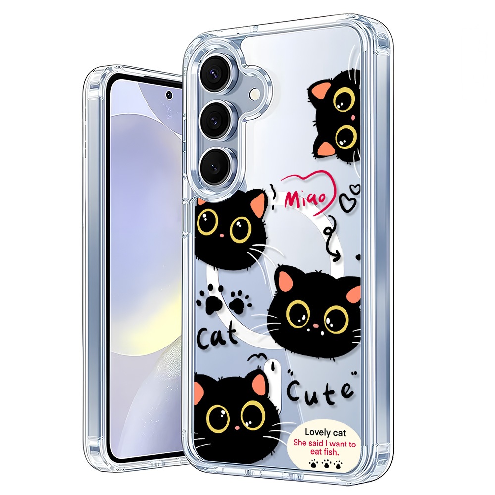 เคสโทรศัพท์แบบแม่เหล็ก for Samsung A07 A37 A57 A17 A56 5G A54 A26 A55 A16 A06 4G A36 5G A15 A35 S24 FE S23 S26 S25 Ultra