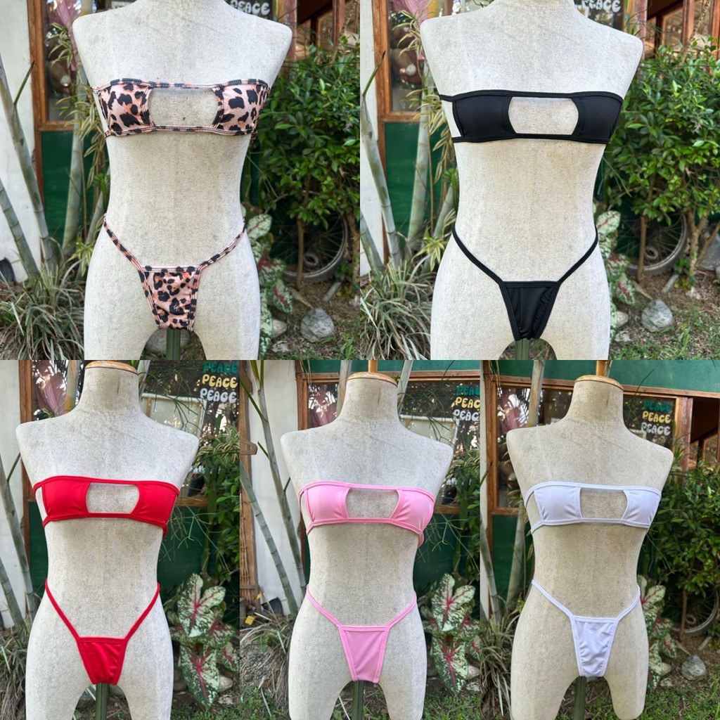 บิกินี่ตัวจิ๋ว แซ่บๆแบบสี่เหลี่ยม⬛️👙พร้อมส่งจากไทย🇹🇭