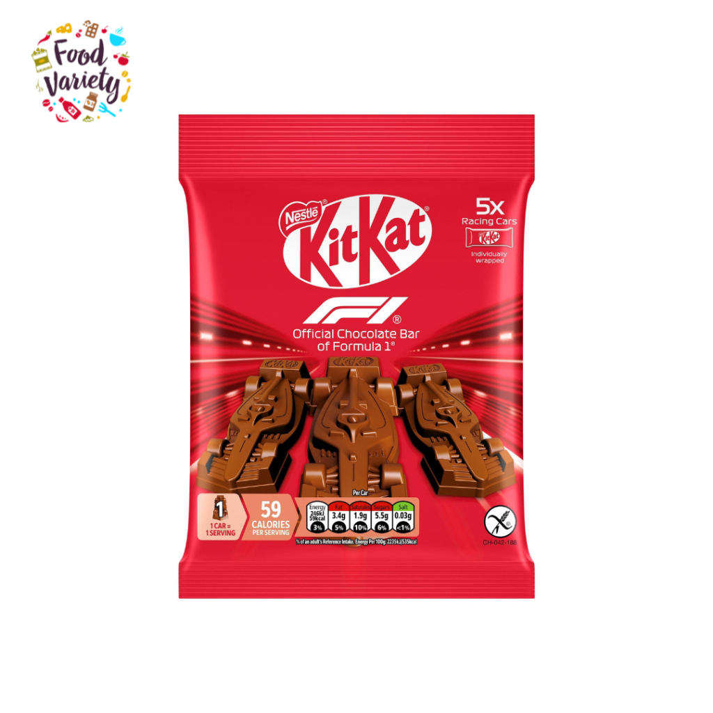 KitKat F1 Chocolate Car Figure 5 Pack Multipack 55g