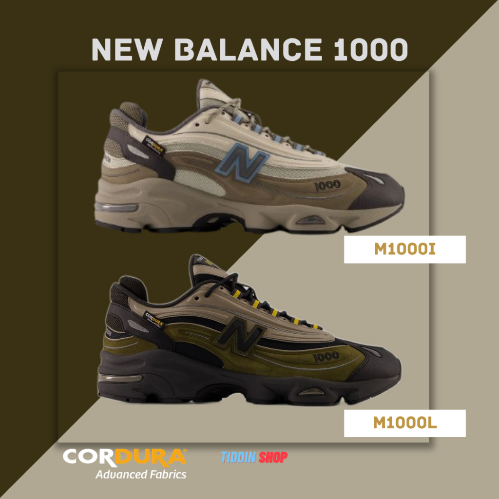 รองเท้าลำลอง รองเท้าผ้าใบ NEW BALANCE 1000 'CORDURA' [ลิขสิทธิ์แท้ / ป้ายไทย] [ รหัส M1000I / M1000L ]