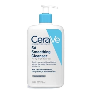 CERAVE - SA Smoothing Cleanser (473 ml.) ผลิตภัณฑ์ทำความสะอาดผิวหน้าและผิวกาย