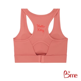 B'me เสื้อชั้นในไร้โครง level 2 ฟองกลาง รุ่น MER014 Sport Bra (Hello Kitty)สีส้มอมชมพู ดำ เทา(เข้าคู่รุ่น MER310,MER311)