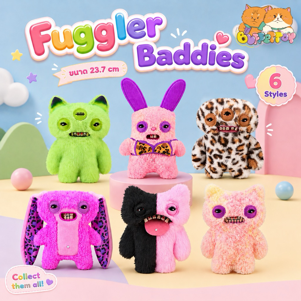 [ 🇹🇭พร้อมส่งในไทย ] ฟักเกอร์สตาร์ ขนาด 23.7 cm. / Fuggler Fuggstar!