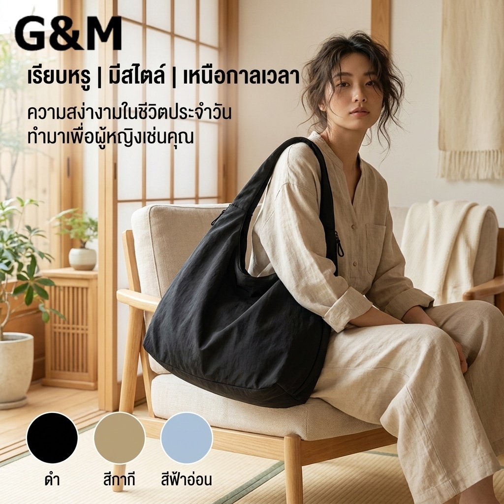 สายเกาเหลา กระเป๋าใส่ใต้รักแร้ จุจุ๊บๆ | 3สีให้เลือก หลายซิปหยิบไว | สายเรียนสายทำงานห้ามพลาด