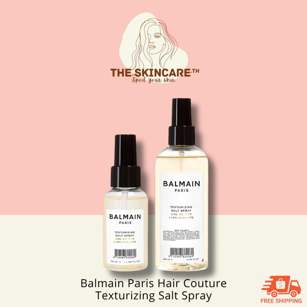 ⚡แท้💯 ส่งไว⚡ TheSkincare.TH | Balmain Hair Texturizing Salt Spray ไอเทมลับกู้ผมลีบแบน เปลี่ยนผมธรรมดาให้ดูมีเลเยอร์