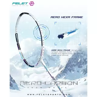 🔥ใหม่ล่าสุด🔥🏸✨ FELET AERO CARBON ✨🏸 🔥 “ไม้ที่ ‘น้องครีม’ บุศนันทน์ เลือกใช้!” 🔥