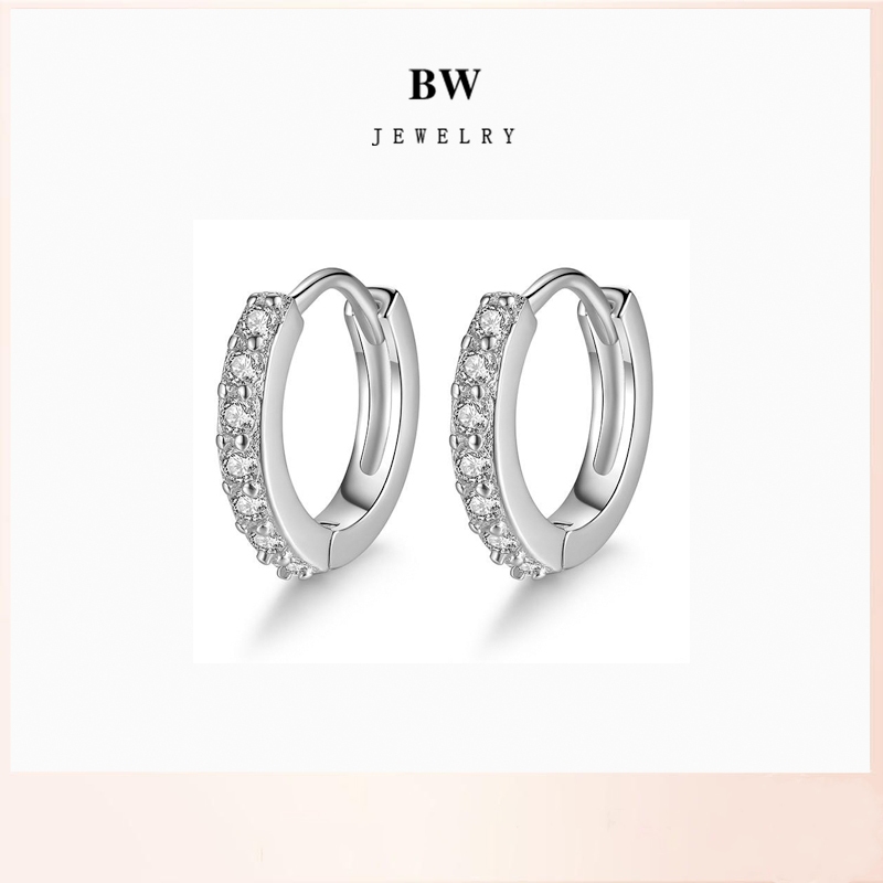 【WG Jewelry】diamond earrings ต่างหูเพชร WG-E003-4
