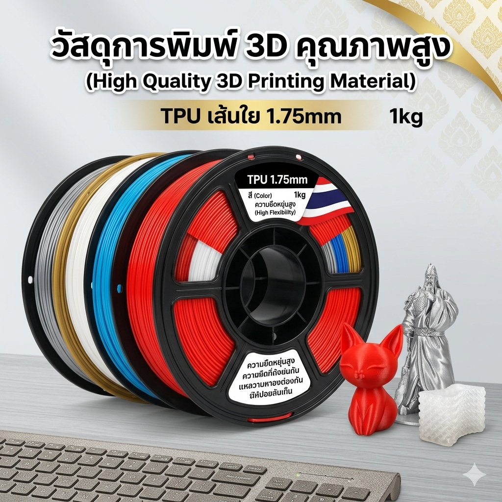 Print พาสเทล-เนื้อด้าน PETG Filament เส้นพลาสติก filament 1.75mm 1kg พร้อมส่ง คุณภาพสูง แข็งแรง ทนทาน