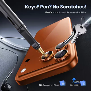 Hoerrye for iPhone 17 ProMax/17 Pro ฟิล์มป้องกันเลนส์กล้อง โลหะ ฟิล์มกระจก สีสันสวยงาม อัลตร้าเอชดี ไอโฟน 17 ติดตั้งง่าย