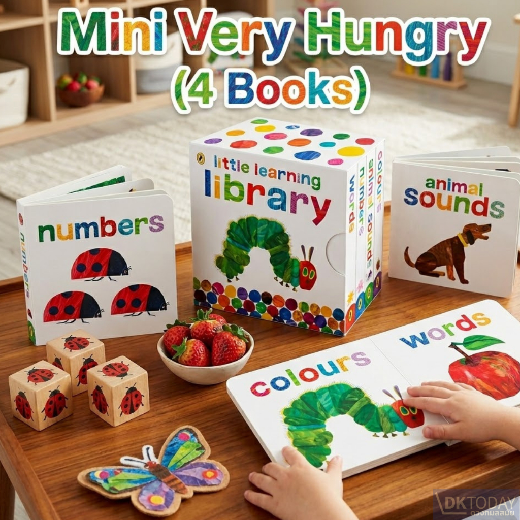 DKTODAY หนังสือ Mini Very Hungry Caterpillar: Little Learning Library (4 Books) Puffin