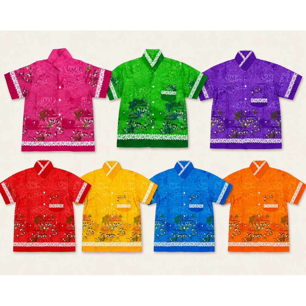 เสื้อลายวัฒนธรรม 2 ( เด็ก )