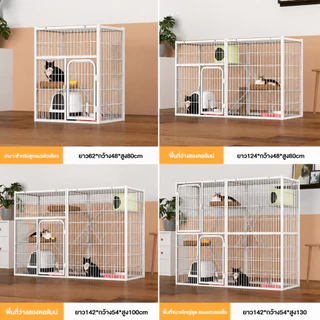 กรงขังแมว กรงสัตว์เลี้ยง Pet Cage กรงแมว ประกอบง่าย กรงกระต่าย กรงแมวขนาดใหญ่ กรงสัตว์เลี้ยง หลายชั้น