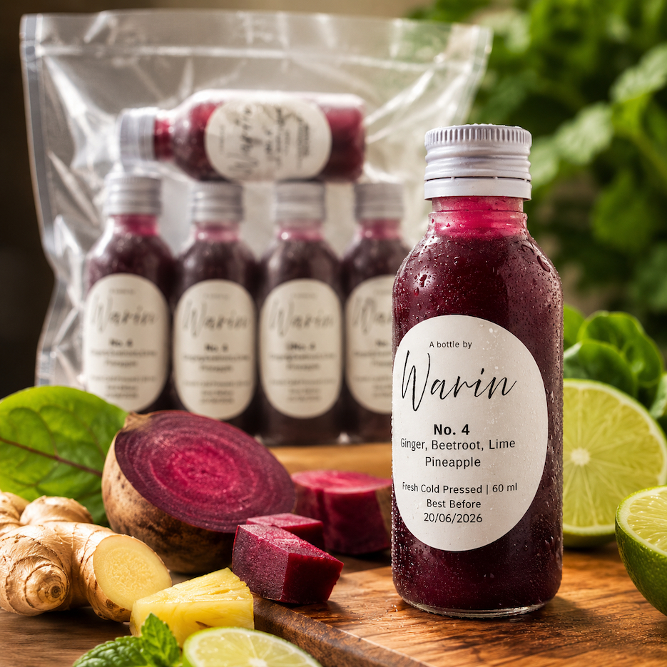 ขิงชอต สูตร 4 Beetroot Ginger Shot น้ำขิงสกัดสดๆ100% บำรุงเลือด กินดีทั้งก่อน-หลังออกกำลังกาย ❌ไม่ผสมน้ำ ❌ไม่เติมน้ำตาล