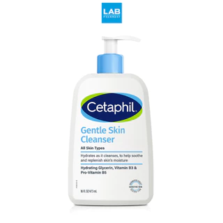 Cetaphil Gentle Skin Cleanser 473 ml.- เซตาฟิล เจนเทิล สกิน คลีนเซอร์ เจลทำความสะอาดสูตรอ่อนโยน 473 มล.