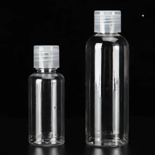 ขวดแบ่งใสอเนกประสงค์ 10 ชิ้น/แพ็ค 10ml 30ml 60ml 100ml ขวดพกพา ฝาเปิดปิดง่าย ไม่รั่วซึม