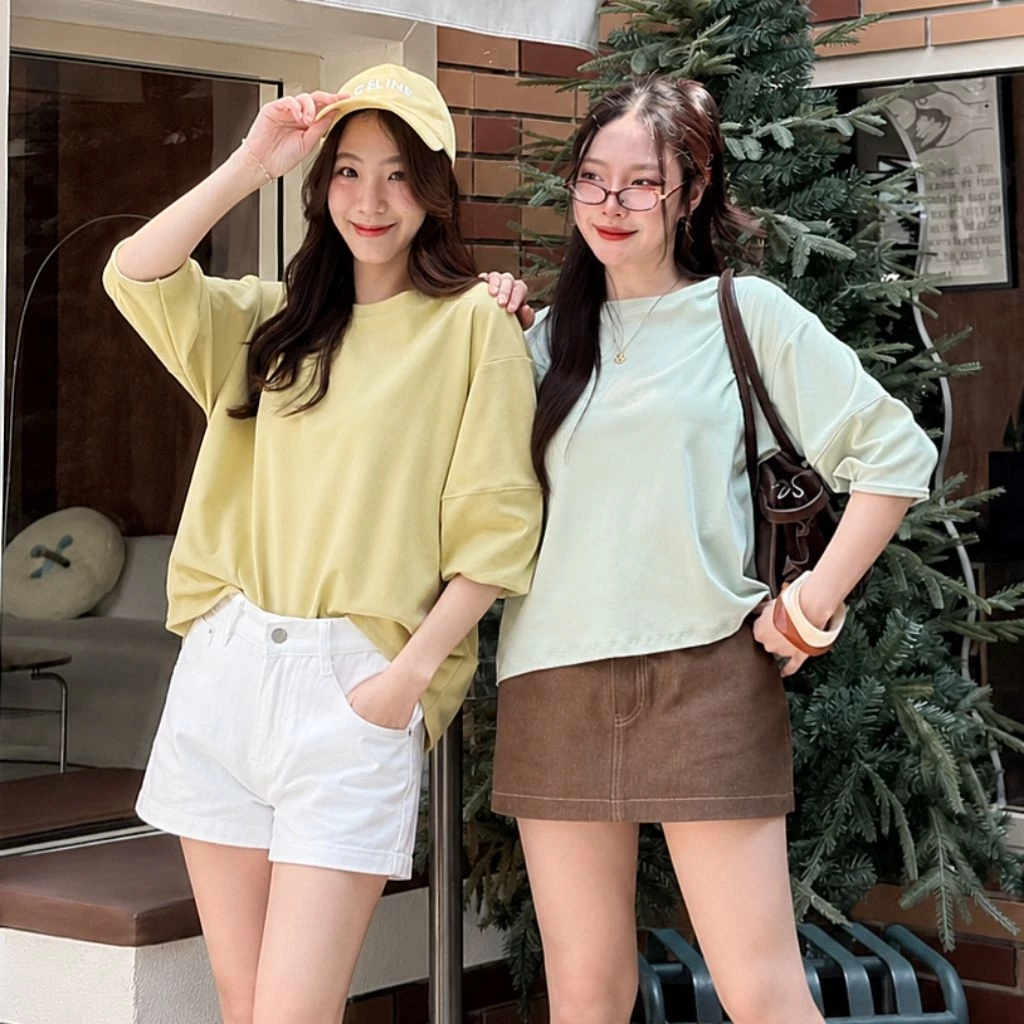 GI-ANTS (หน้าผ้า42") เสื้อยืดคอกลมแขน5ส่วน