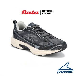 Bata บาจา Power รองเท้าผ้าใบสนีคเกอร์ ผูกเชือก สำหรับผู้ชาย รุ่น ZETA RELICS สีเทา รหัส 8902009